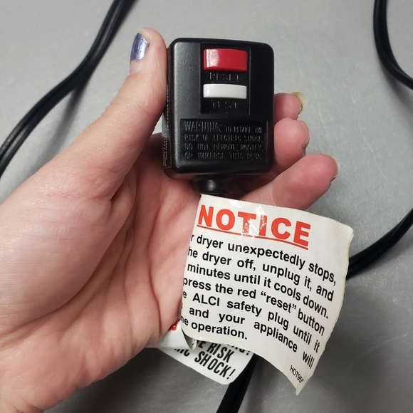 3/$15 sunbeam red and black hair dryer - Picture 6 of 7